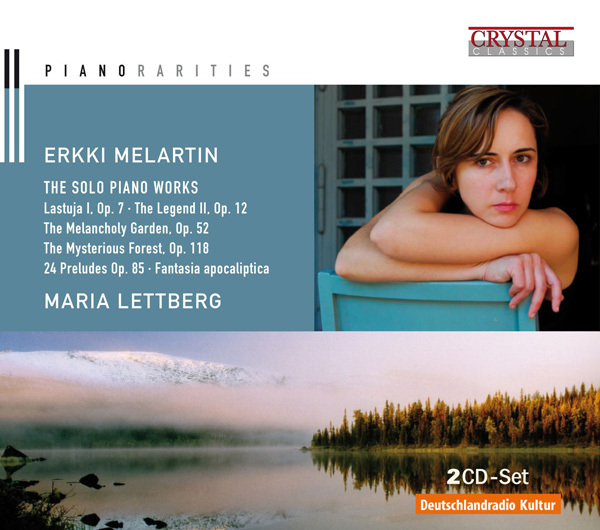 ERKKI MELARTIN THE SOLO PIANO WORKS MARIA LETTBERG Cd Cover