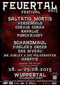 Feuertal Festival 2015 mit u.a. Saltatio Mortis, Schandmaul, Fiddler’s Green…