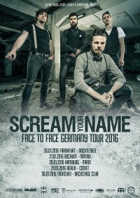 SCREAM YOUR NAME – ‘Face To Face Germany Tour‘  im Januar 2016!