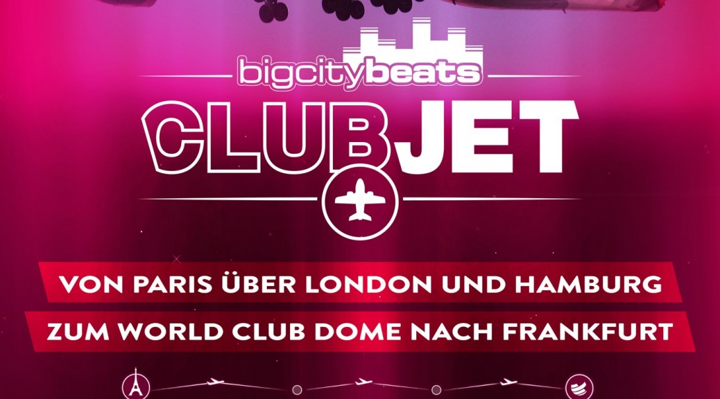 Die BigCityBeats Boeing 747 - 4 DJ-Areas über Europa