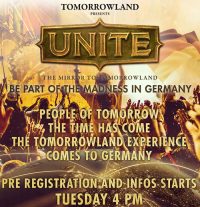 People of Tomorrow – the time has come... UNITE! Experience Tomorrowland in Germany 